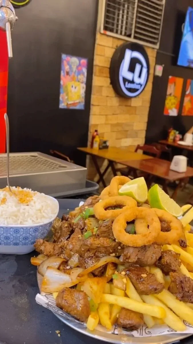 Porção de fraldinha publicada no Instagram oficial do Lu Lanches